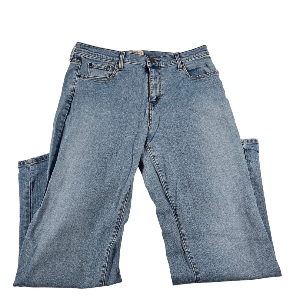 Levi Strauss Signature Women 18W Medium Stretch Bootcut Jeans Blue‎ Denim 12484